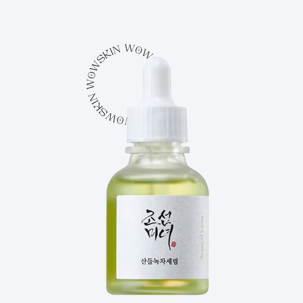 Beauty of Joseon Calming Serum cu ceai verde și panthenol calmează eficient pielea iritată.
Ideal pentru ten sensibil, reduce roșeața și oferă hidratare profundă și echilibru. wowskin.ro
